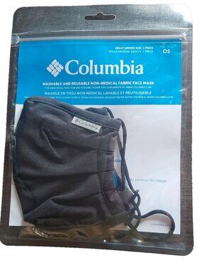 Columbia Non-Medical Fabric Face Mask Adult O/S Black